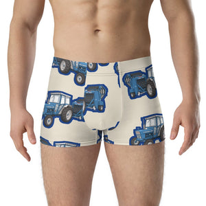 Furrow & Fields Boxer Briefs Ford 7600 Big Print Boxer Briefs – Cream Quality Farmers Merch