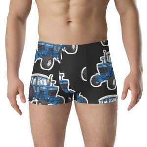 Furrow & Fields Boxer Briefs Ford 7700 Big Print Boxer Briefs – Charcoal Quality Farmers Merch