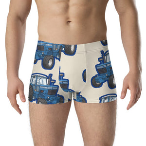 Furrow & Fields Boxer Briefs Ford 7700 Big Print Boxer Briefs – Cream Quality Farmers Merch
