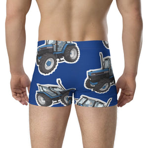 Furrow & Fields Boxer Briefs Ford 7740 Big Print Boxer Briefs – Blue Quality Farmers Merch