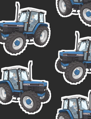 Furrow & Fields Boxer Briefs Ford 7740 Big Print Boxer Briefs – Charcoal Quality Farmers Merch