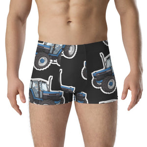 Furrow & Fields Boxer Briefs Ford 7740 Big Print Boxer Briefs – Charcoal Quality Farmers Merch