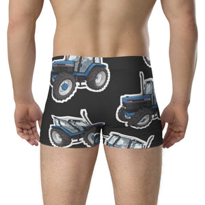 Furrow & Fields Boxer Briefs Ford 7740 Big Print Boxer Briefs – Charcoal Quality Farmers Merch