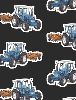 Furrow & Fields Boxer Briefs Ford 7810 Big Print Boxer Briefs – Charcoal Quality Farmers Merch
