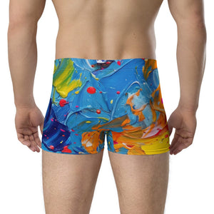 Furrow & Fields Boxer Briefs Ford 7840 Splash Art | Boxer Briefs Quality Farmers Merch
