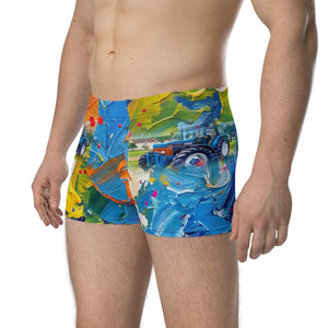 Furrow & Fields Boxer Briefs Ford 7840 Splash Art | Boxer Briefs Quality Farmers Merch