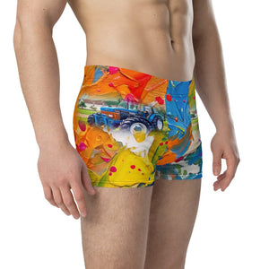 Furrow & Fields Boxer Briefs Ford 7840 Splash Art | Boxer Briefs Quality Farmers Merch