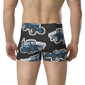Furrow & Fields Boxer Briefs Ford 9700 Big Print Boxer Briefs – Charcoal Quality Farmers Merch
