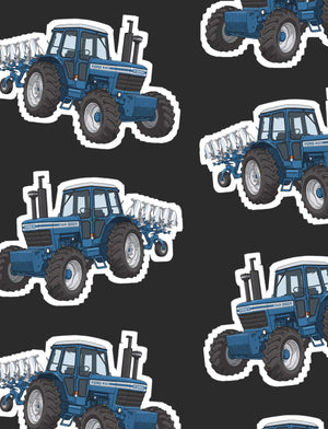 Furrow & Fields Boxer Briefs Ford 9700 Big Print Boxer Briefs – Charcoal Quality Farmers Merch