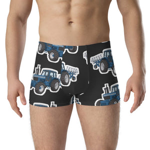 Furrow & Fields Boxer Briefs Ford 9700 Big Print Boxer Briefs – Charcoal Quality Farmers Merch