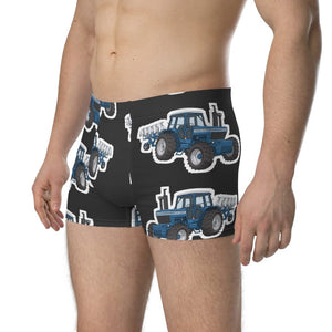 Furrow & Fields Boxer Briefs Ford 9700 Big Print Boxer Briefs – Charcoal Quality Farmers Merch