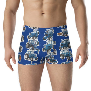 Furrow & Fields Boxer Briefs Ford Tractors All-Over Print Boxer Briefs Quality Farmers Merch
