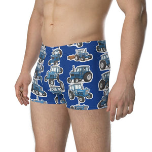 Furrow & Fields Boxer Briefs Ford Tractors All-Over Print Boxer Briefs Quality Farmers Merch