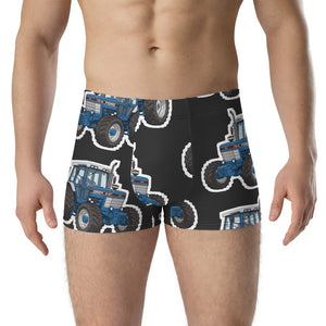 Furrow & Fields Boxer Briefs Ford TW-15 Big Print Boxer Briefs – Charcoal Quality Farmers Merch