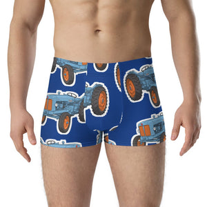 Furrow & Fields Boxer Briefs Fordson Major Big Print Boxer Briefs – Blue Quality Farmers Merch