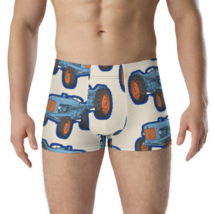 Furrow & Fields Boxer Briefs Fordson Major Big Print Boxer Briefs – Cream Quality Farmers Merch