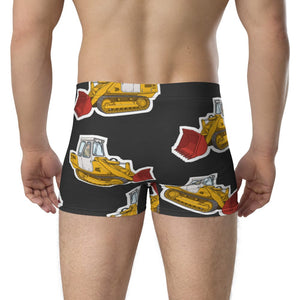 Furrow & Fields Boxer Briefs JCB 112 Big Print Boxer Briefs – Charcoal Quality Farmers Merch