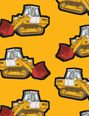 Furrow & Fields Boxer Briefs JCB 112 Big Print Boxer Briefs – Yellow Quality Farmers Merch
