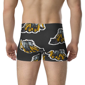 Furrow & Fields Boxer Briefs JCB 1CX Big Print Boxer Briefs – Charcoal Quality Farmers Merch