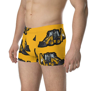 Furrow & Fields Boxer Briefs JCB 1CX Big Print Boxer Briefs – Yellow Quality Farmers Merch