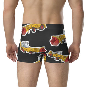 Furrow & Fields Boxer Briefs JCB 3C II Big Print Boxer Briefs – Charcoal Quality Farmers Merch