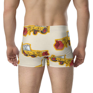 Furrow & Fields Boxer Briefs JCB 3C II Big Print Boxer Briefs – Cream Quality Farmers Merch