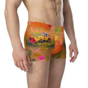 Furrow & Fields Boxer Briefs JCB 3C II Splash Art | Boxer Briefs Quality Farmers Merch