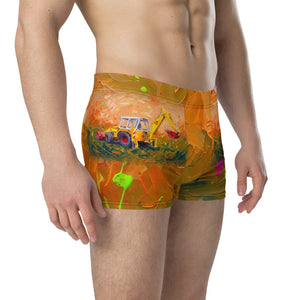 Furrow & Fields Boxer Briefs JCB 4D II Splash Art | Boxer Briefs Quality Farmers Merch