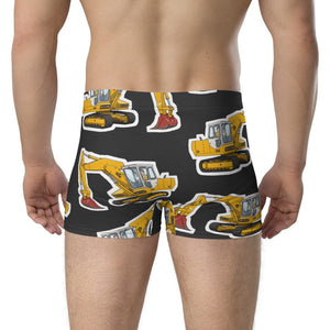 Furrow & Fields Boxer Briefs JCB 804 Big Print Boxer Briefs – Charcoal Quality Farmers Merch