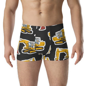 Furrow & Fields Boxer Briefs JCB 804 Big Print Boxer Briefs – Charcoal Quality Farmers Merch