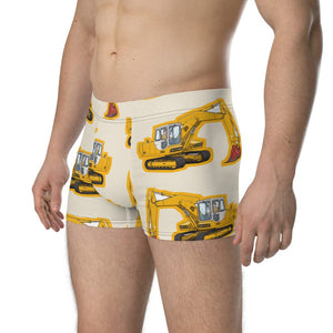 Furrow & Fields Boxer Briefs JCB 804 Big Print Boxer Briefs – Cream Quality Farmers Merch