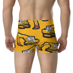 Furrow & Fields Boxer Briefs JCB 804 Big Print Boxer Briefs – Yellow Quality Farmers Merch
