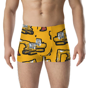 Furrow & Fields Boxer Briefs JCB 804 Big Print Boxer Briefs – Yellow Quality Farmers Merch