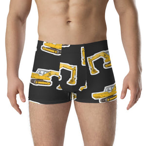 Furrow & Fields Boxer Briefs JCB 806 Big Print Boxer Briefs – Charcoal Quality Farmers Merch