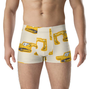 Furrow & Fields Boxer Briefs JCB 806 Big Print Boxer Briefs – Cream Quality Farmers Merch