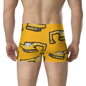 Furrow & Fields Boxer Briefs JCB 806 Big Print Boxer Briefs – Yellow Quality Farmers Merch