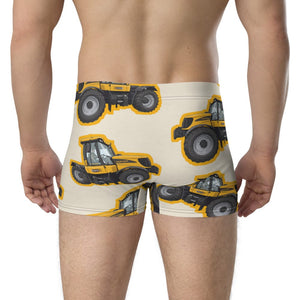 Furrow & Fields Boxer Briefs JCB Fastrac 3190 Big Print Boxer Briefs – Cream Quality Farmers Merch