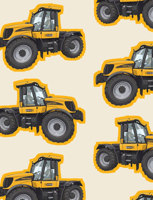 Furrow & Fields Boxer Briefs JCB Fastrac 3190 Big Print Boxer Briefs – Cream Quality Farmers Merch