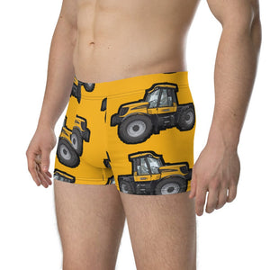 Furrow & Fields Boxer Briefs JCB Fastrac 3190 Big Print Boxer Briefs – Yellow Quality Farmers Merch