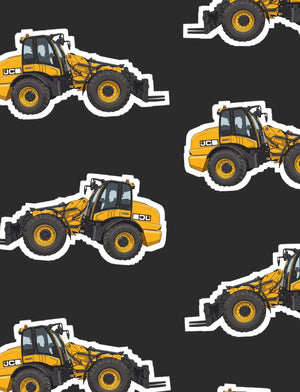 Furrow & Fields Boxer Briefs JCB TM420 Big Print Boxer Briefs – Charcoal Quality Farmers Merch