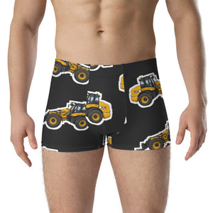 Furrow & Fields Boxer Briefs JCB TM420 Big Print Boxer Briefs – Charcoal Quality Farmers Merch