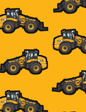Furrow & Fields Boxer Briefs JCB TM420 Big Print Boxer Briefs – Yellow Quality Farmers Merch