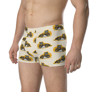 Furrow & Fields Boxer Briefs JCB TM420 Boxer Briefs – Cream Quality Farmers Merch