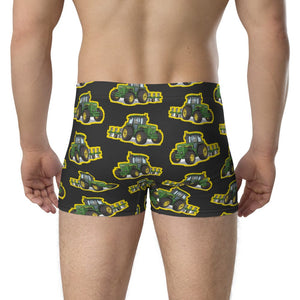 Furrow & Fields Boxer Briefs John Deere 4350 Boxer Briefs – Charcoal Quality Farmers Merch