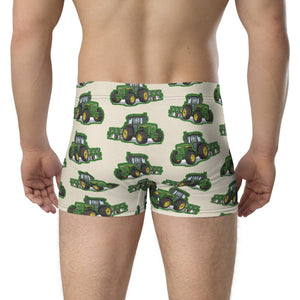 Furrow & Fields Boxer Briefs John Deere 4350 Boxer Briefs – Cream Quality Farmers Merch