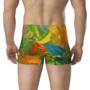 Furrow & Fields Boxer Briefs John Deere 4350 Splash Art | Boxer Briefs Quality Farmers Merch