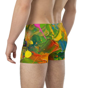 Furrow & Fields Boxer Briefs John Deere 4350 Splash Art | Boxer Briefs Quality Farmers Merch