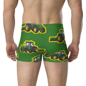 Furrow & Fields Boxer Briefs John Deere 4955 Big Print Boxer Briefs – Green Quality Farmers Merch