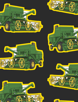 Furrow & Fields Boxer Briefs John Deere 530 Big Print Boxer Briefs – Charcoal Quality Farmers Merch