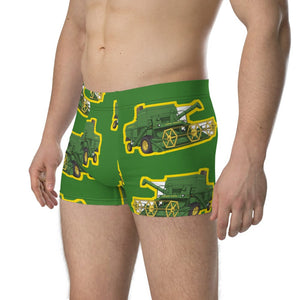 Furrow & Fields Boxer Briefs John Deere 530 Big Print Boxer Briefs – Green Quality Farmers Merch